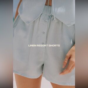 Linen resort shorts!!